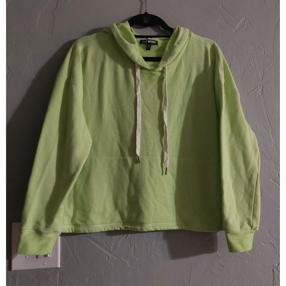 steve madden sweater Women's XL Green, Cotton And Polyester, Hoodie - Picture 4 of 6